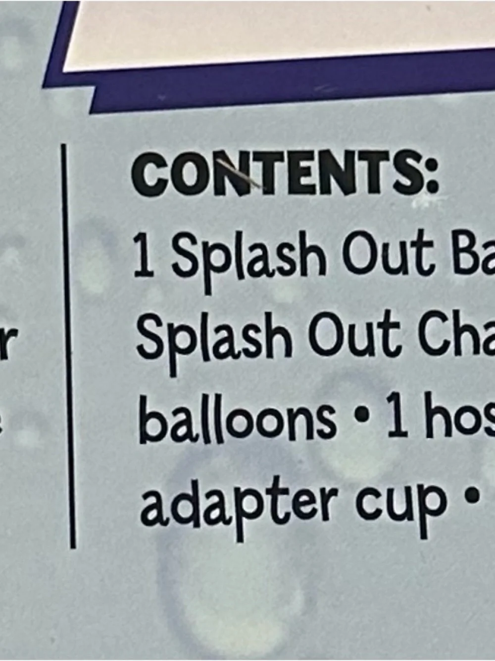 Splash Splash Out Action Challenge Game - Blue & Red